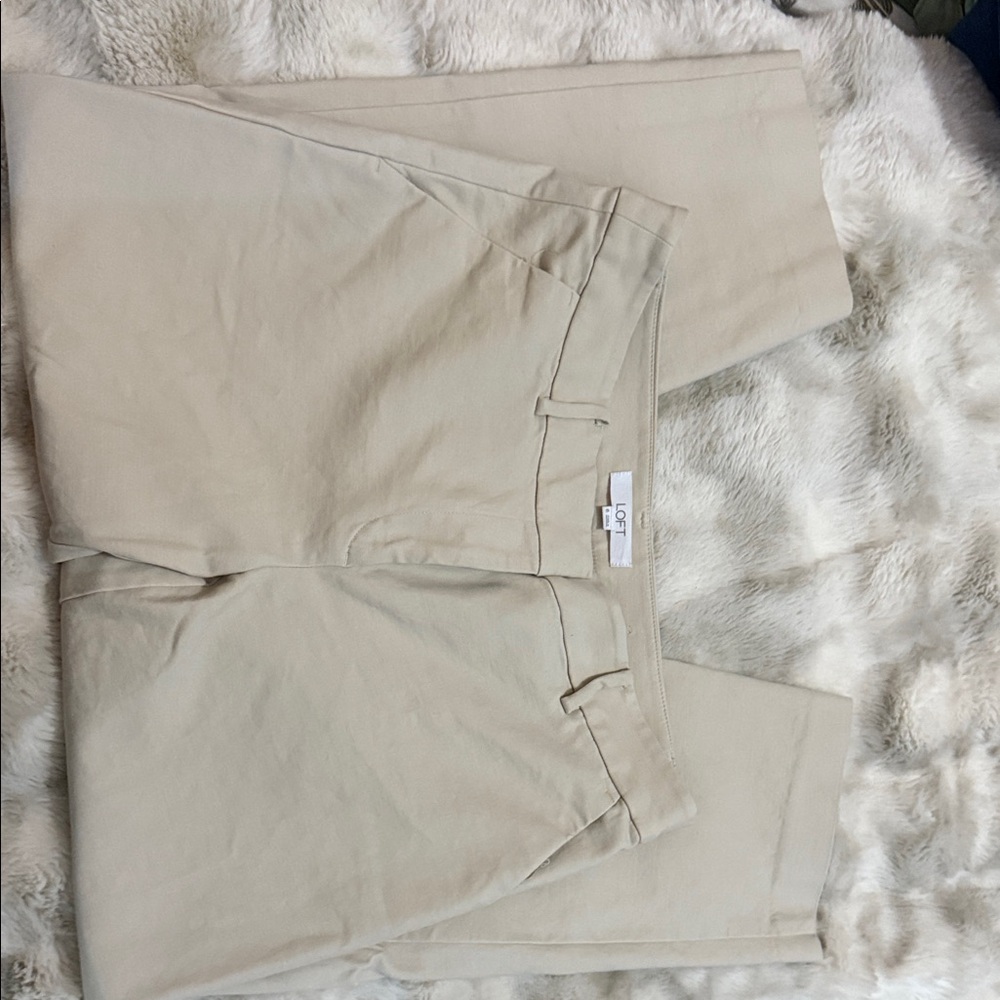 Loft Beige Casual Pants